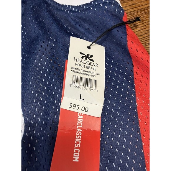 HEADGEAR CLASSICS Donovan Mitchell High School Basketball Sewn Jersey NWT Sz L - Picture 2 of 4